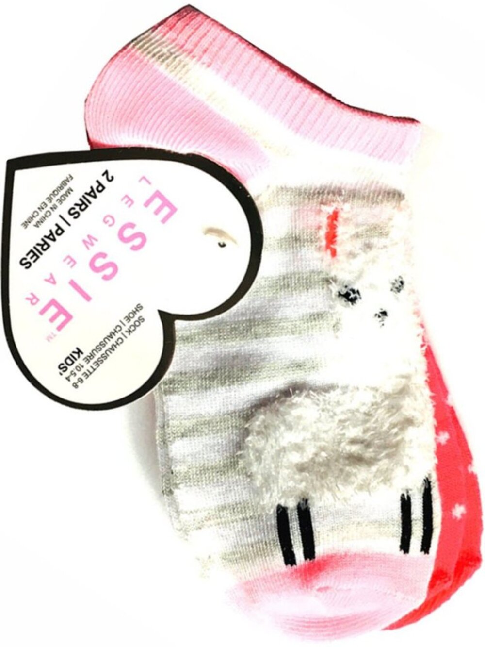 KIDS Llama Striped Socks + Polka Dot Socks